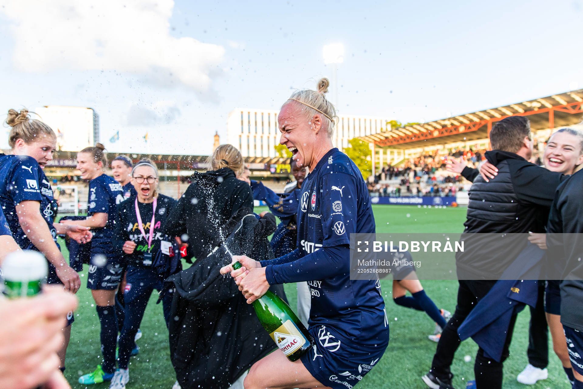 Rosengårds Caroline Seger jublar