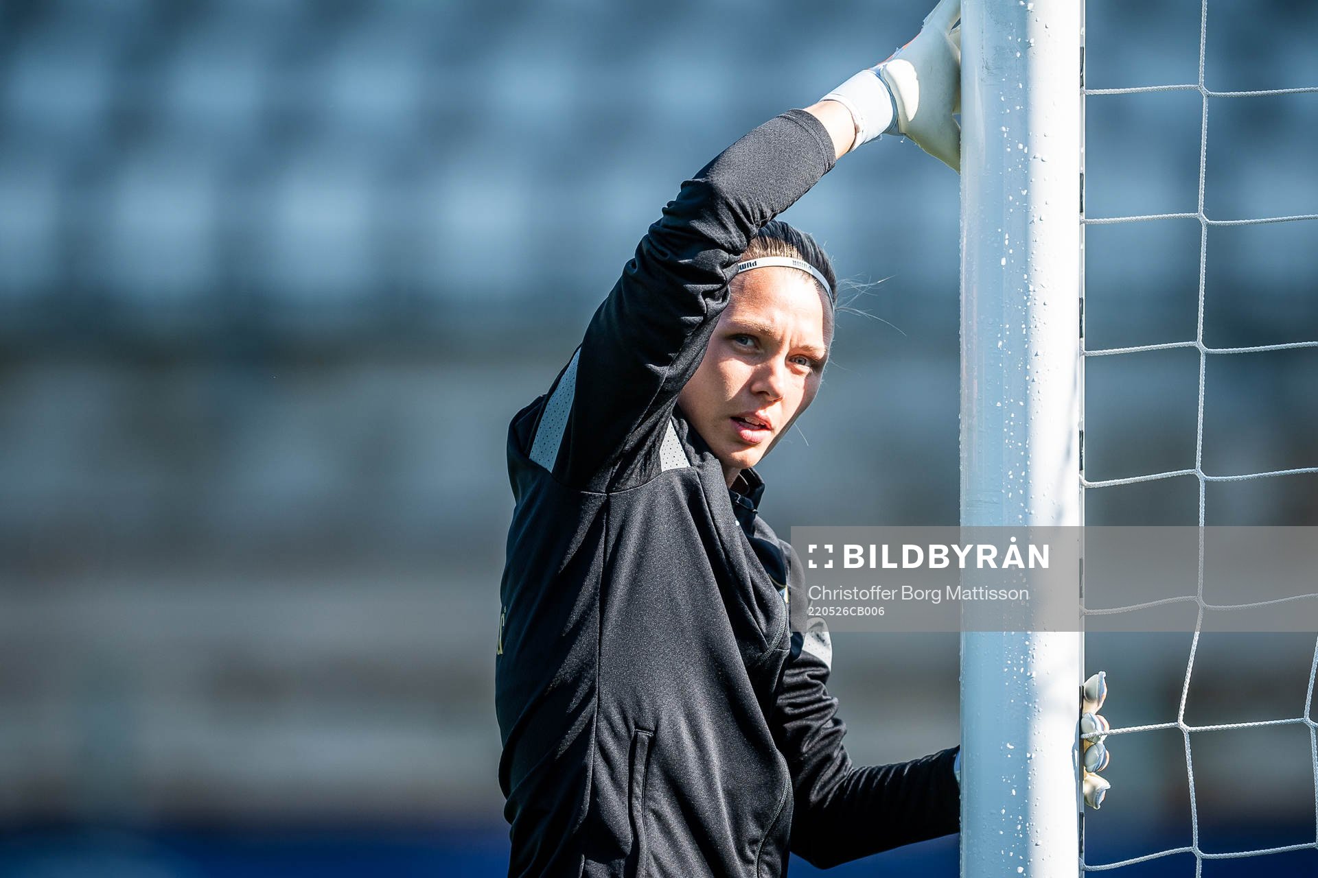 Häckens målvakt Jennifer Falk