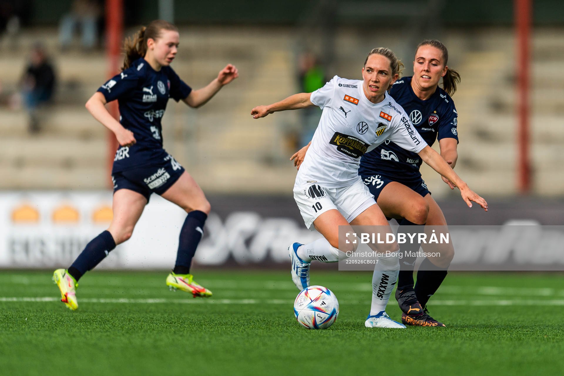 Häckens Elin Rubensson och Rosengårds Gudrun Arnardottir