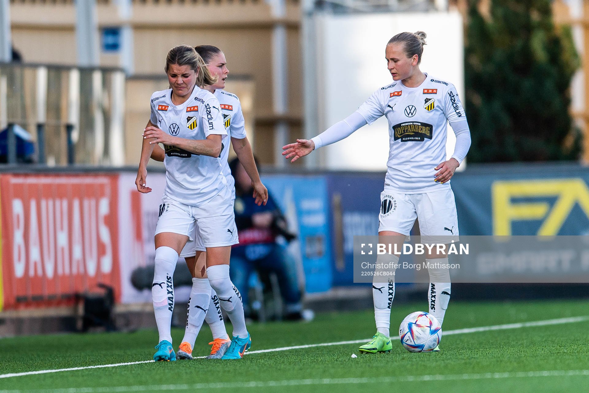 Häckens Andrine Stolsmo Hegerberg har ont