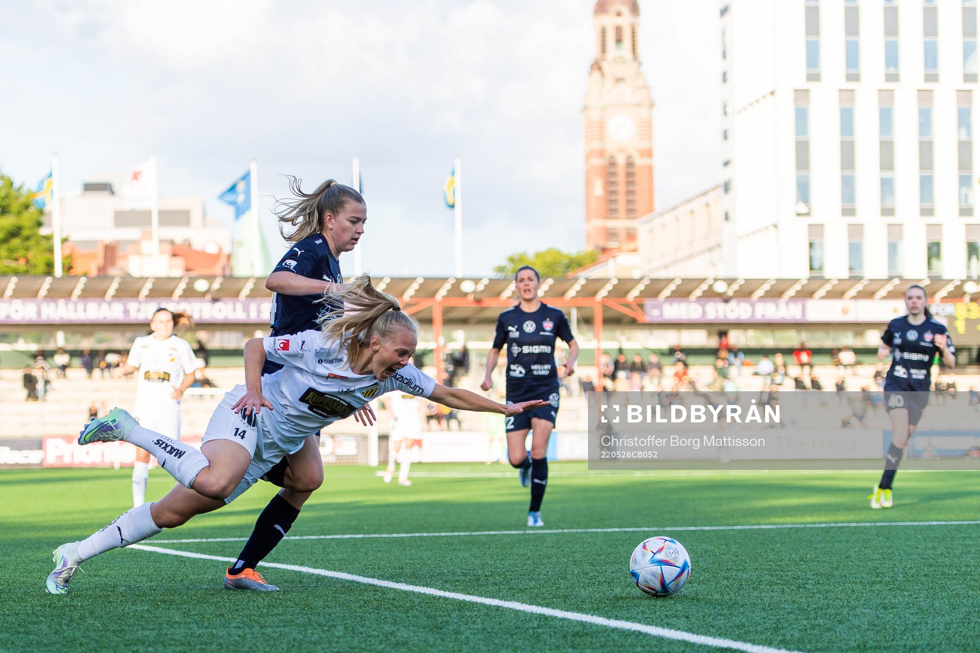 Häckens Molly Johansson och Rosengårds Charlotte Grant