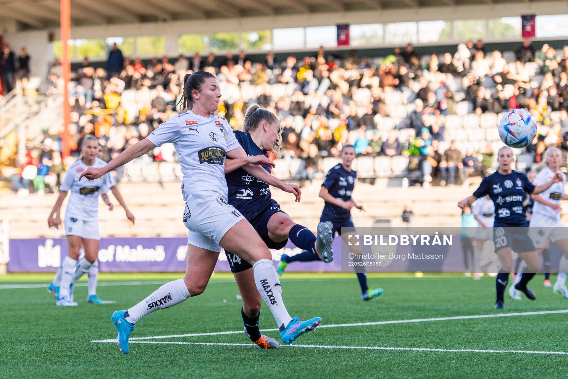 Häckens Pauline Hammarlund och Rosengårds Charlotte Grant
