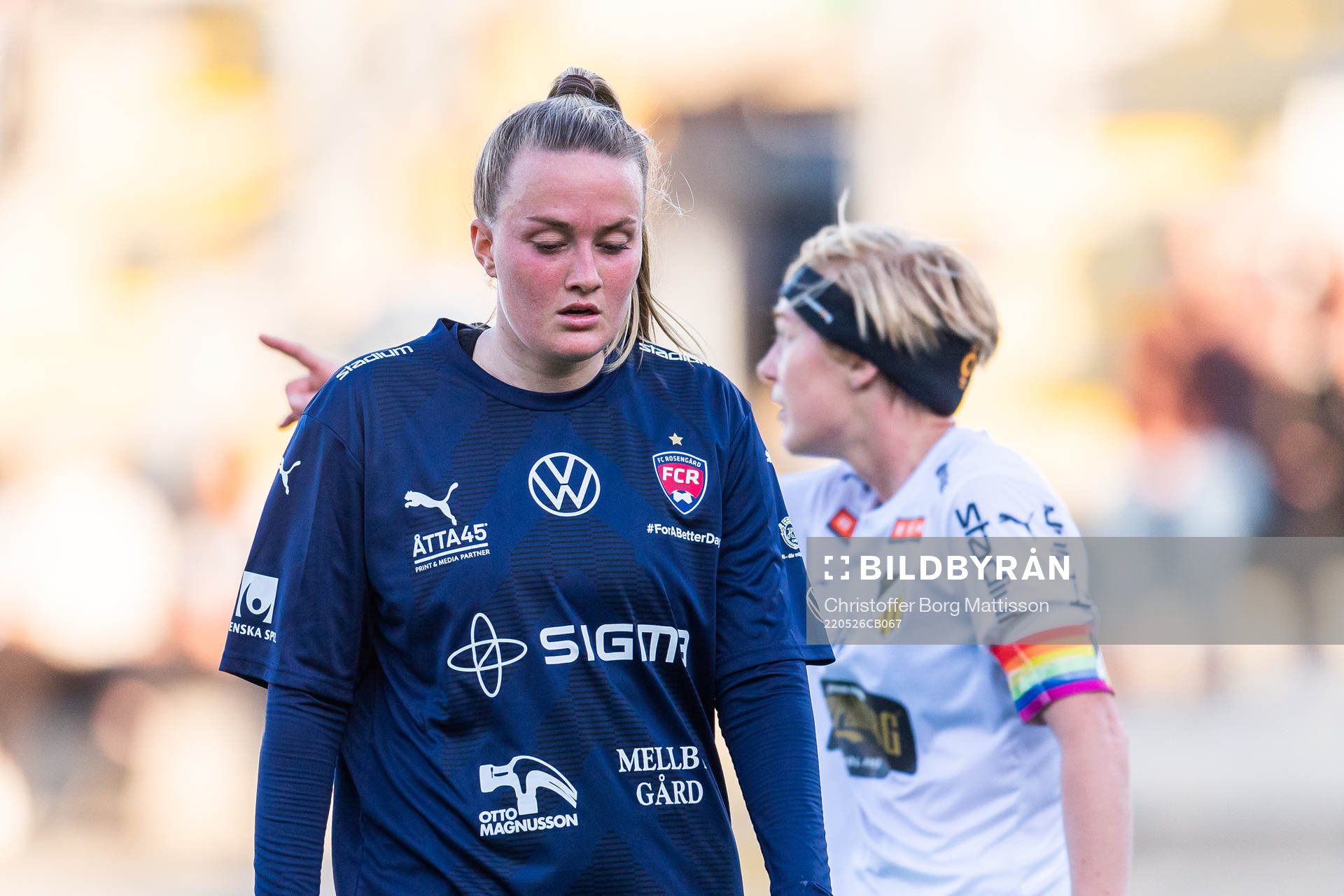 Rosengårds Stefanie Sanders deppar