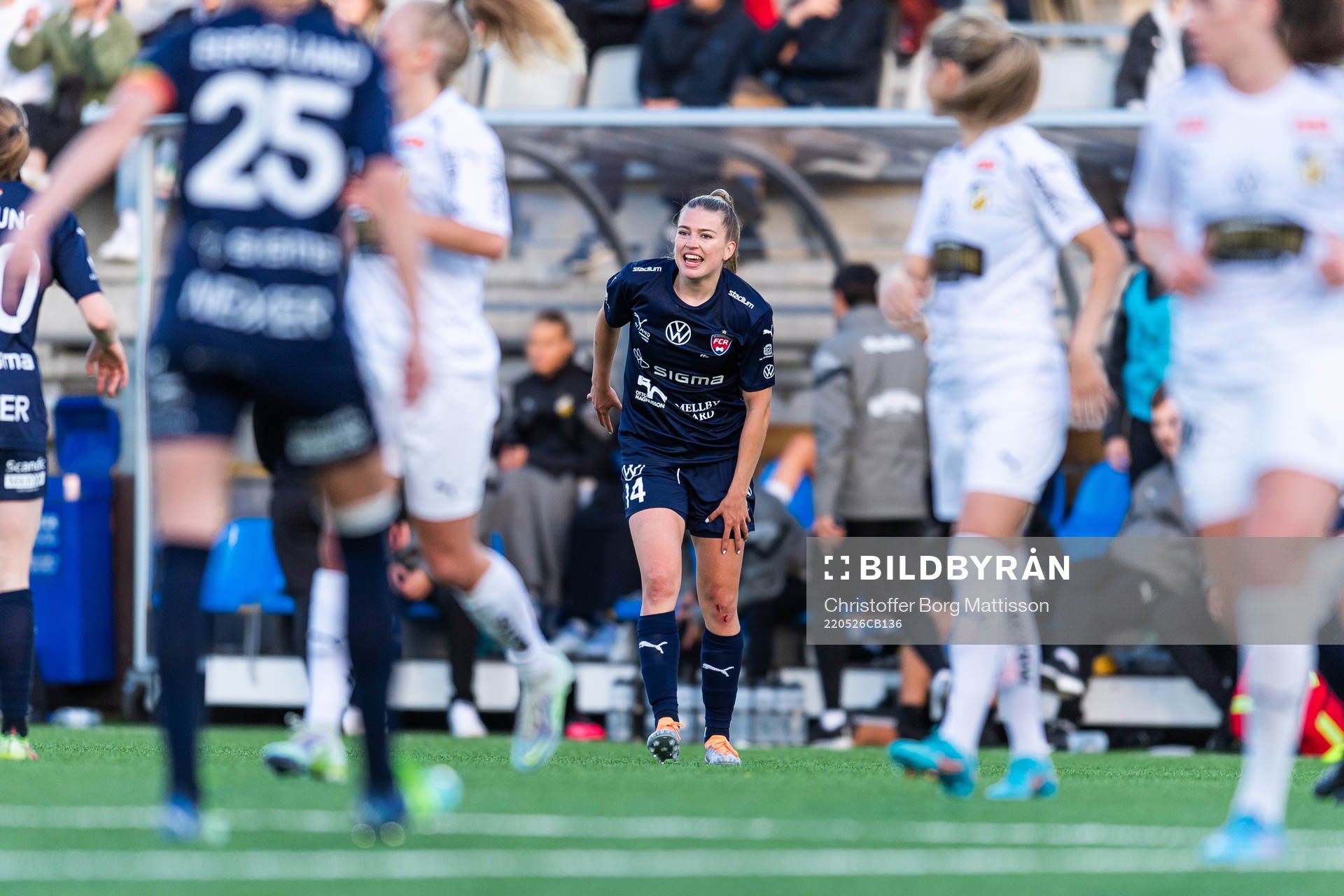 Rosengårds Charlotte Grant har ont