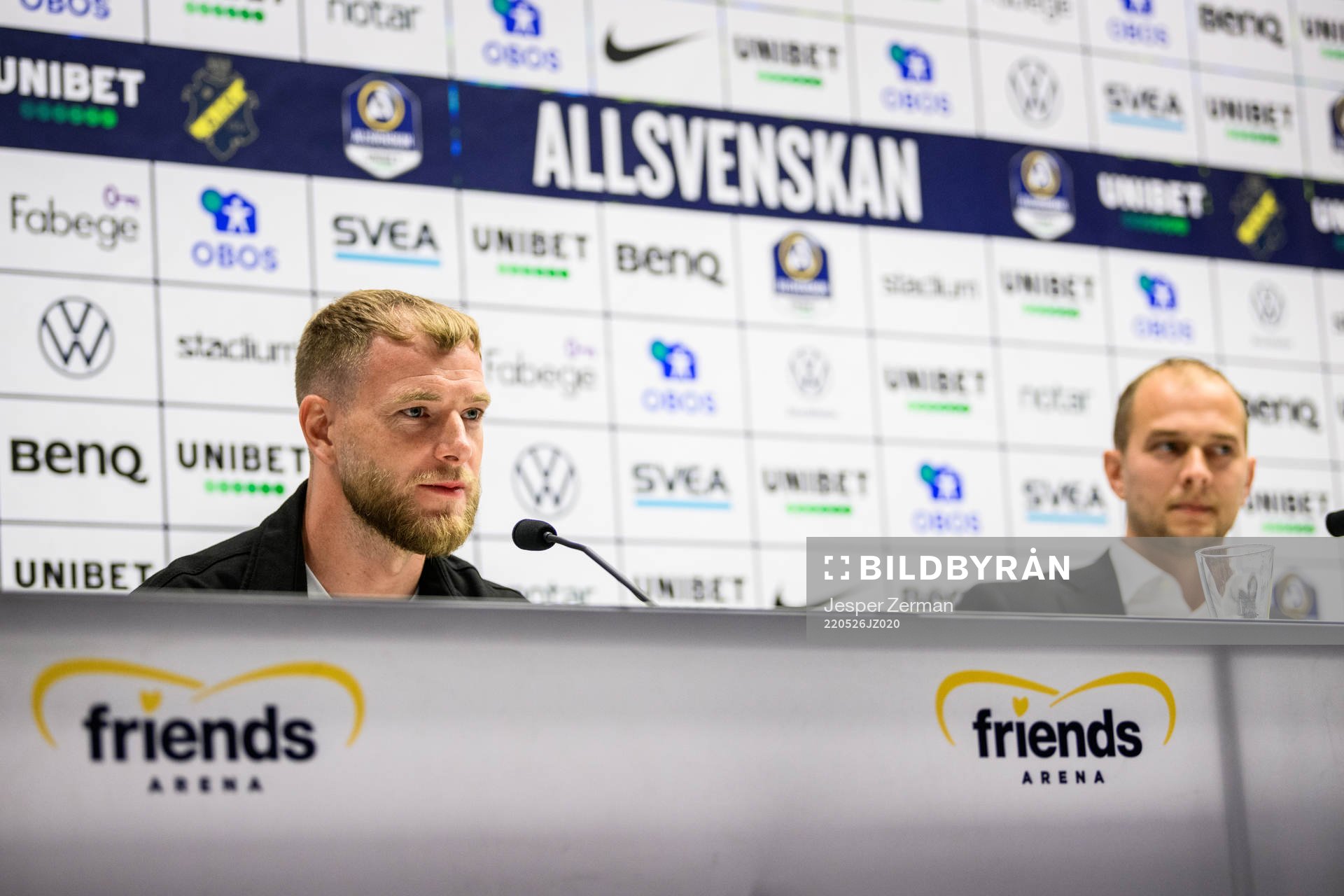 s John Guidetti och sportchef Henrik Jurelius