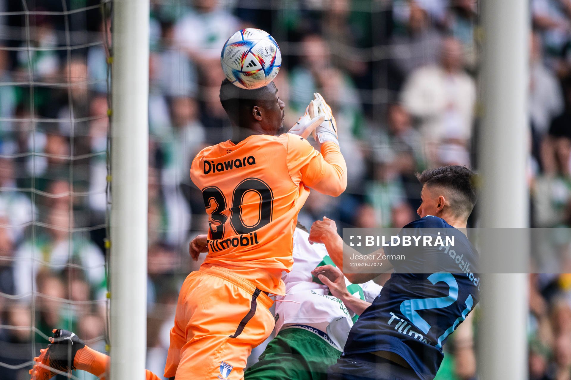 Malmö FFs Ismael Diawara och Dennis Hadzikadunic