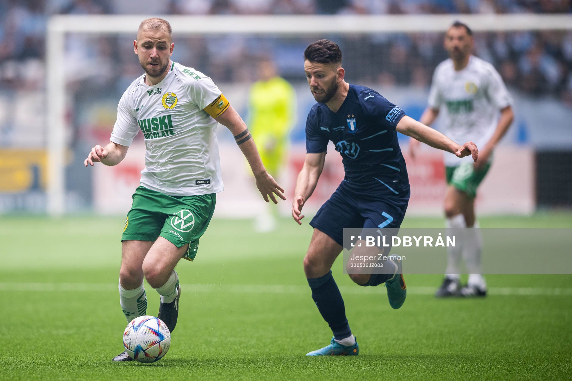 Hammarbys Darijan Bojanic och Malmö FFs Erdal Rakip