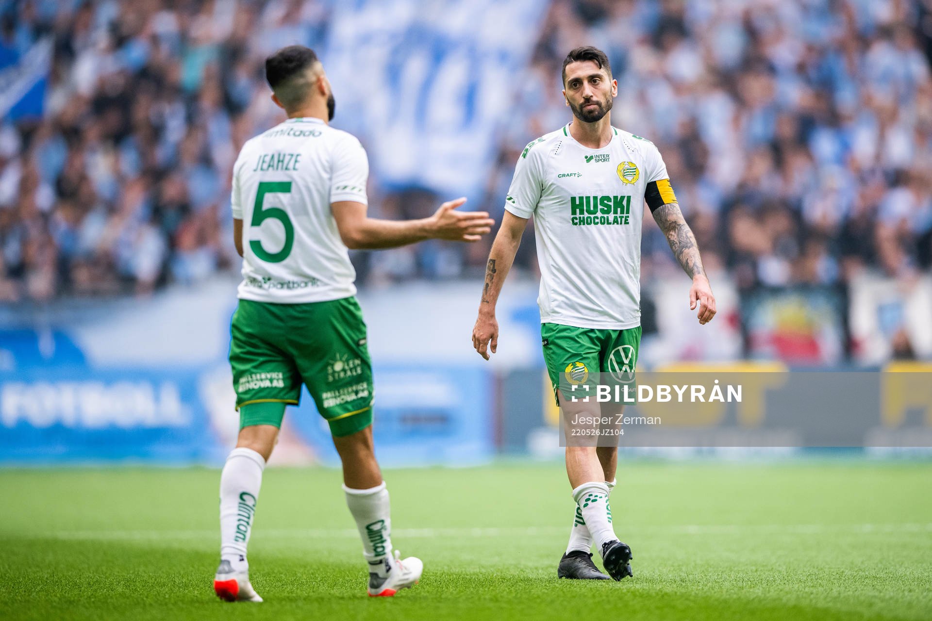 Hammarbys Mohanad Jeahze och Nahir Besara