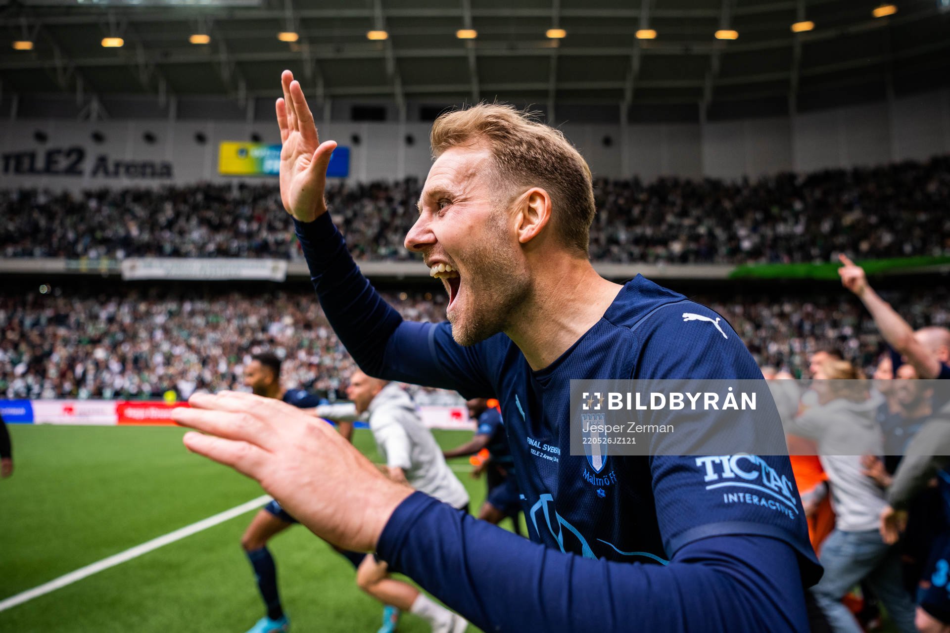 Malmö FFs Ola Toivonen jublar