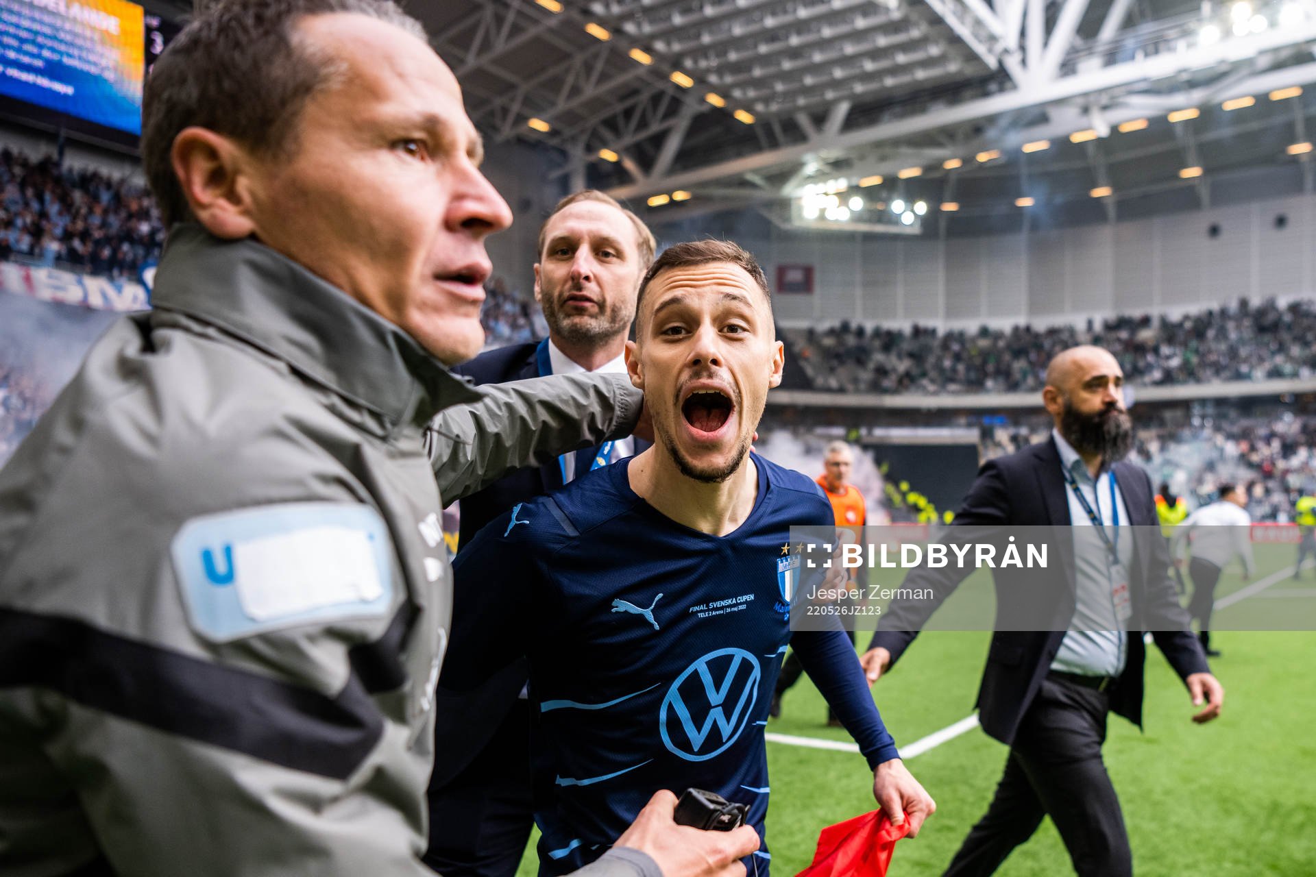 Malmö FFs Veljko Birmancevic jublar
