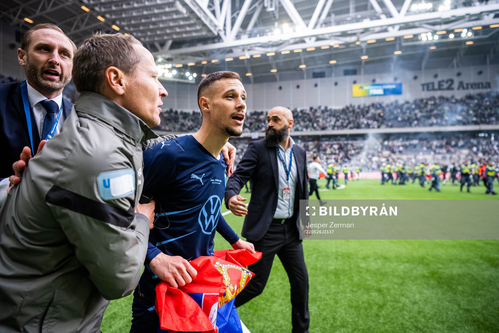 Malmö FFs Veljko Birmancevic jublar