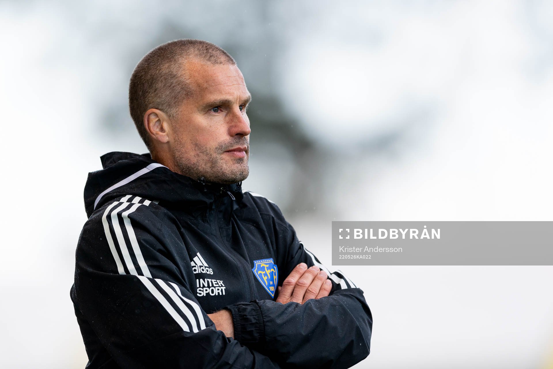 Falkenbergs tränare Christoffer Andersson