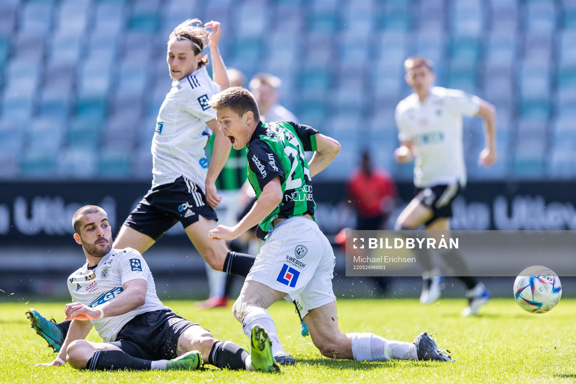Oskarshamn Tamazi Tsetskhladze och GAIS Axel Henriksson