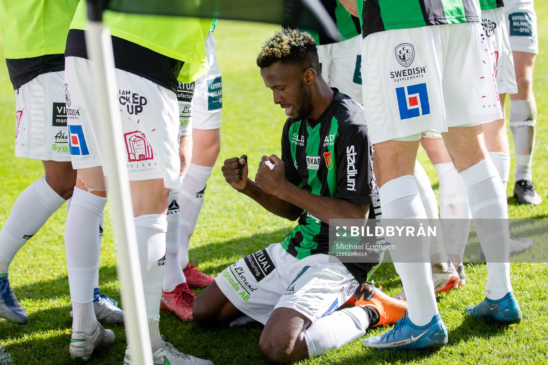 GAIS Rickard Emeka Friday jublar