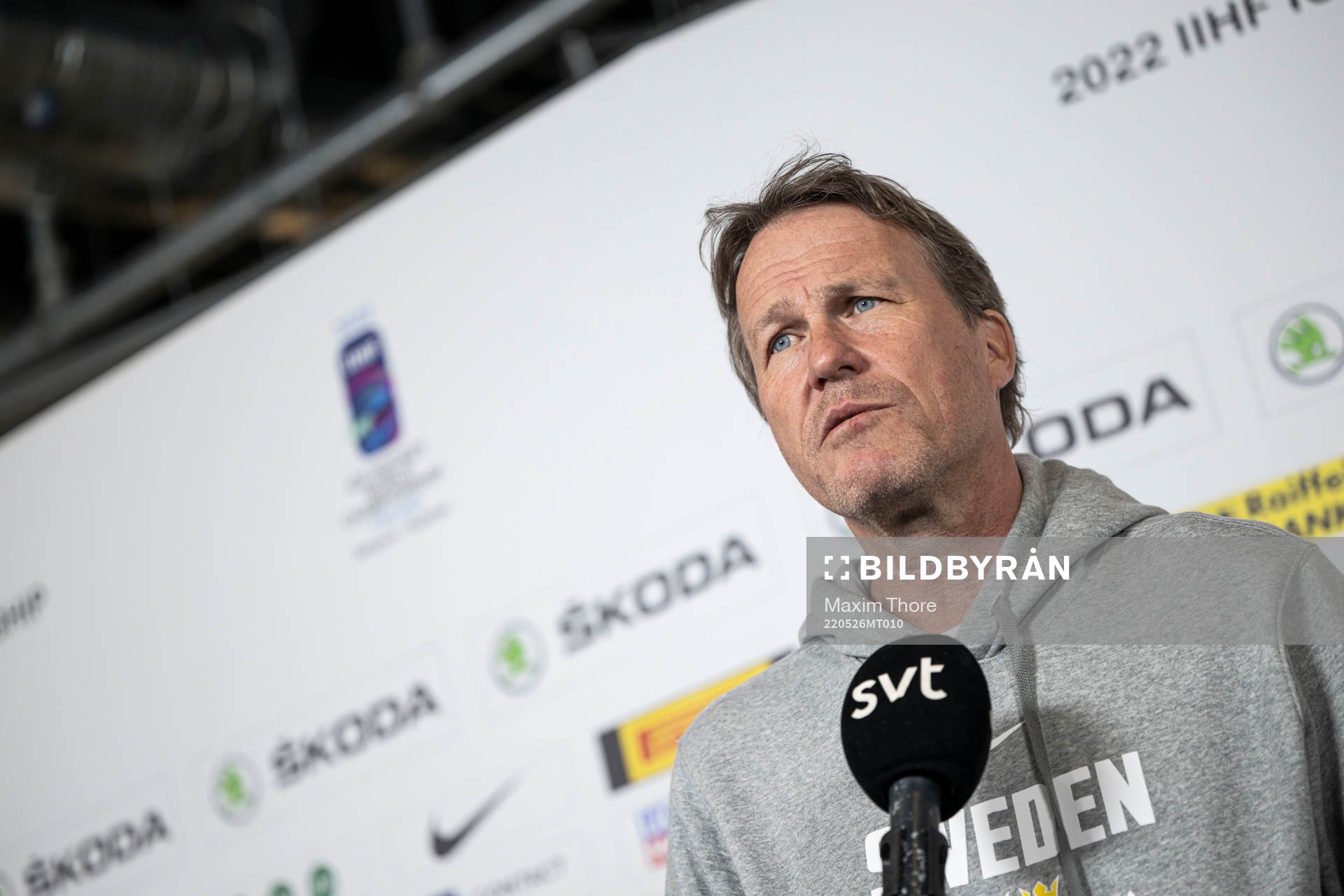 Head coach Johan Garpenlöv of Sweden