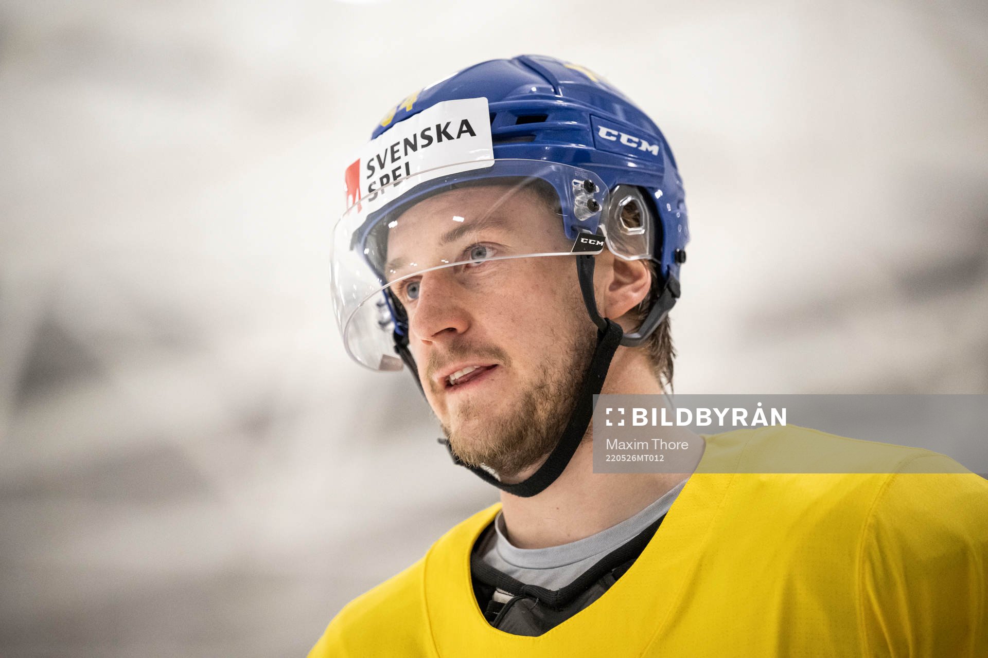 Jonathan Pudas of Sweden at a practice session