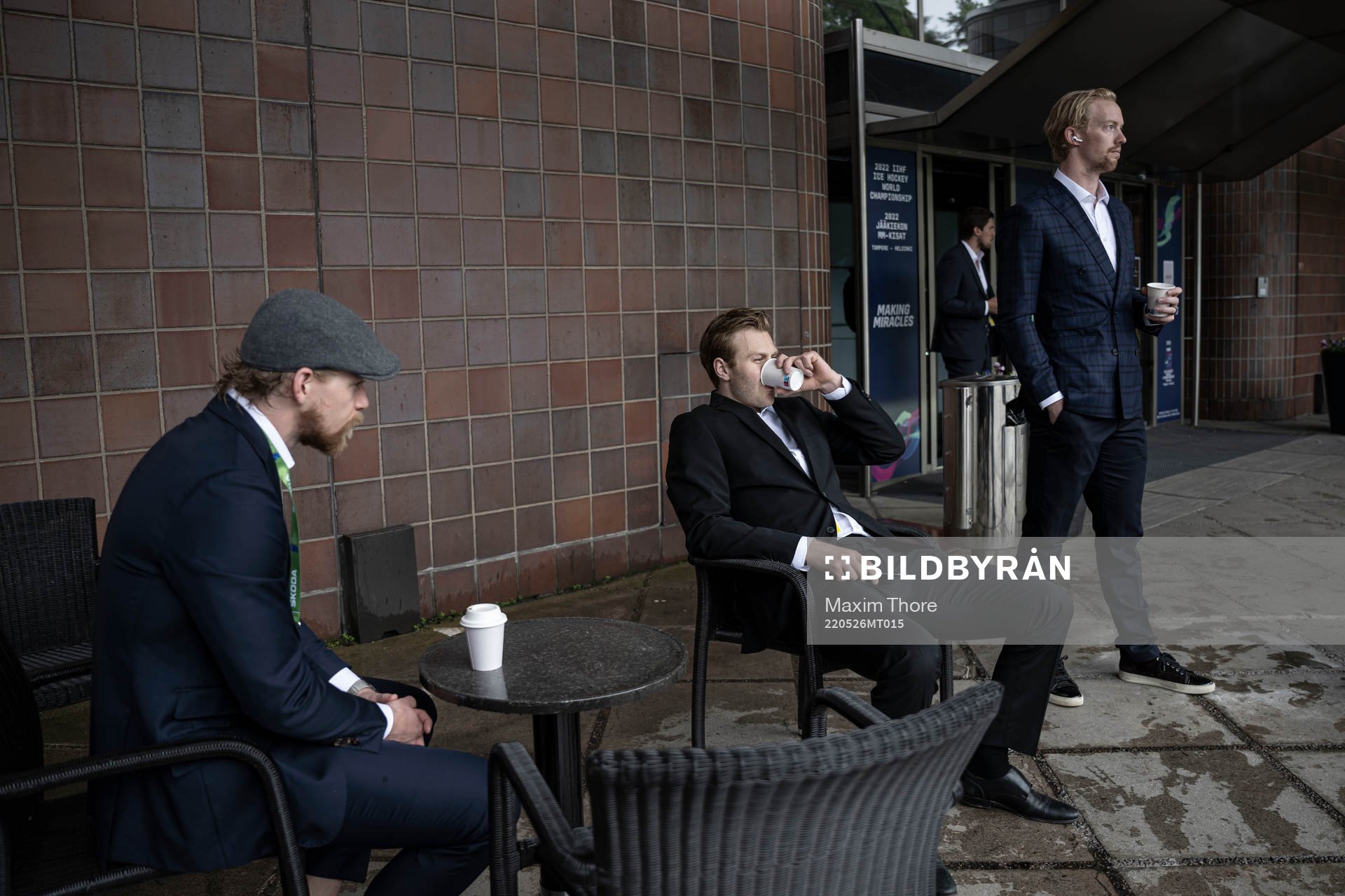 Anton Lindholm, Lucas Wallmark and Joakim Nordström of