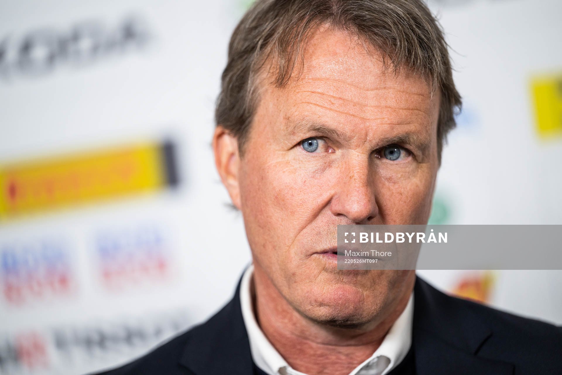 head coach Johan Garpenlöv of Sweden is interviewed