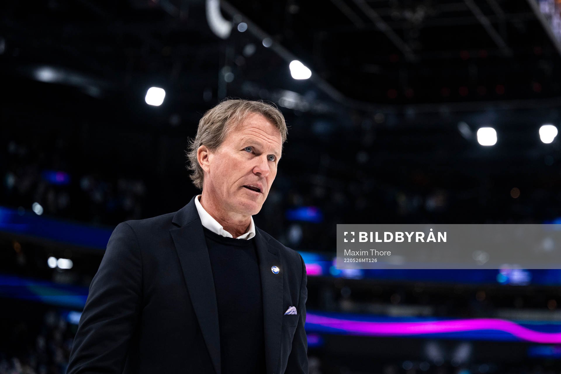 Head coach Johan Garpenlöv of Sweden