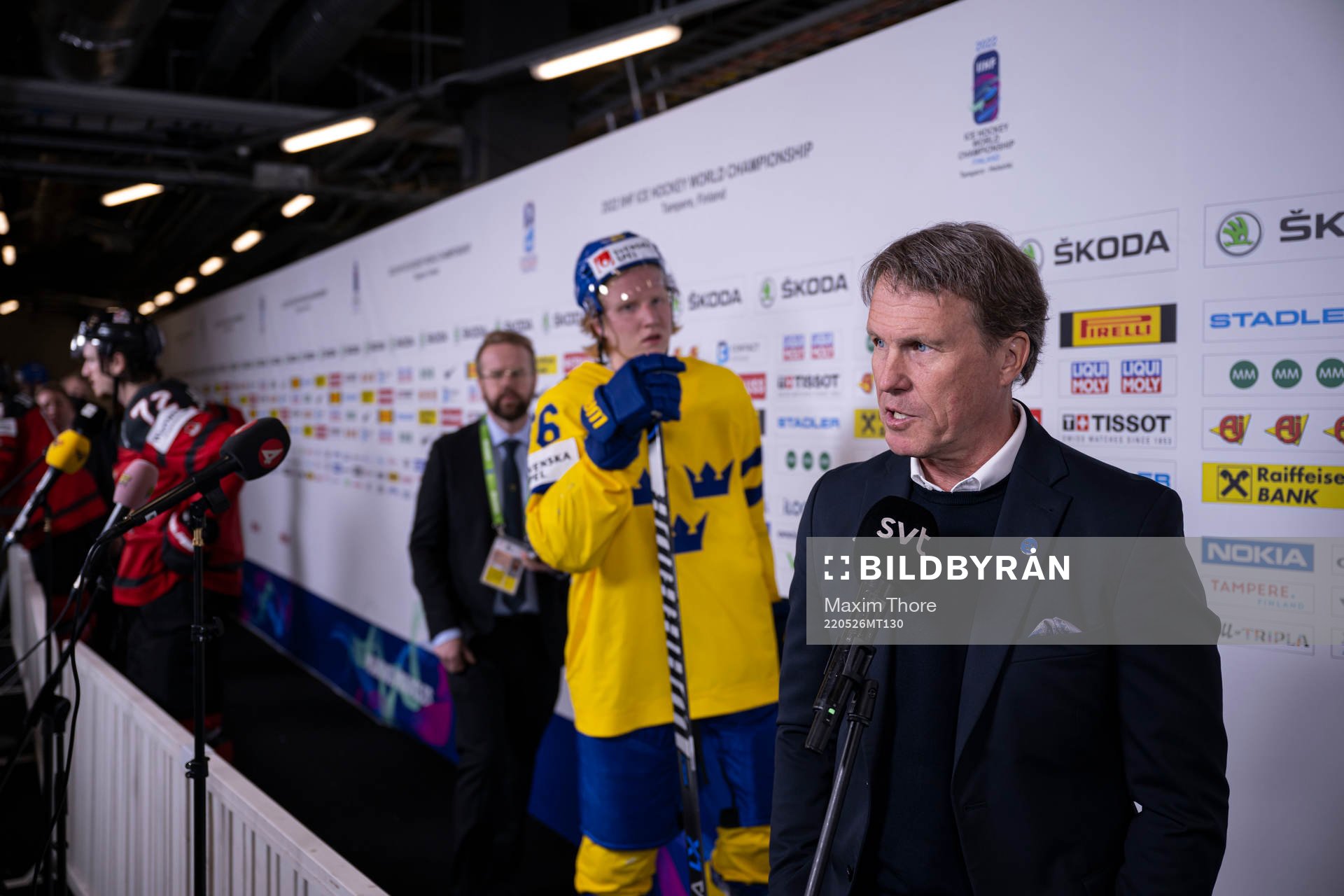 Head coach Johan Garpenlöv of Sweden