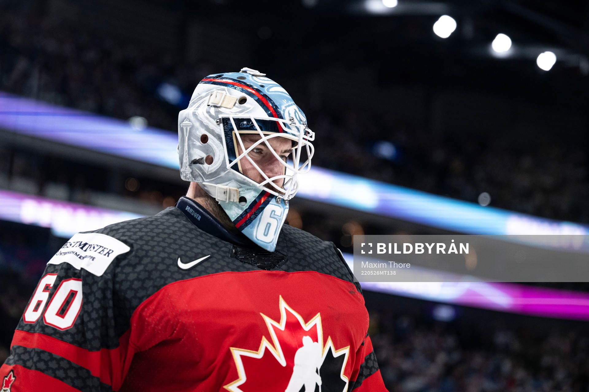 Goaltender Chris Driedger of Canada