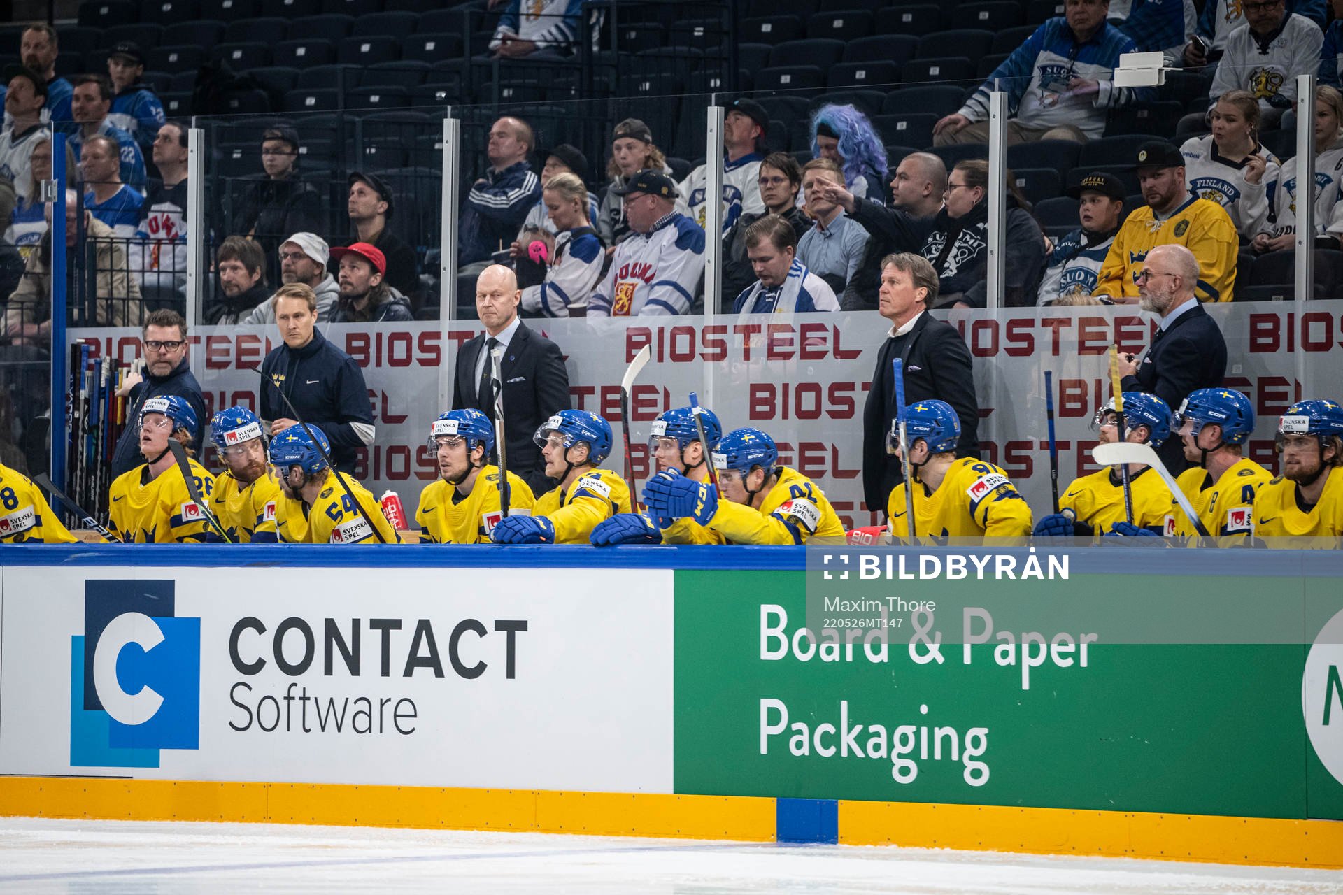Physio Markus Hast, assistant coach Marcus Ragnarsson, head