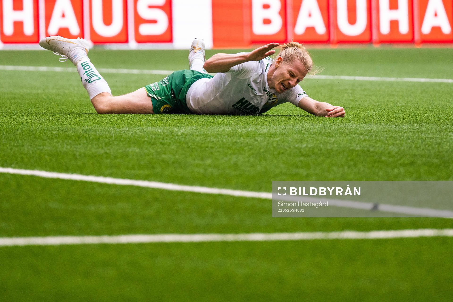 Hammarbys Gustav Ludwigson deppar