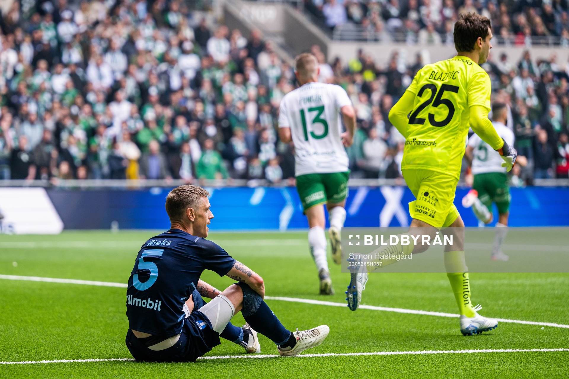 Malmö FFs Sören Rieks deppar