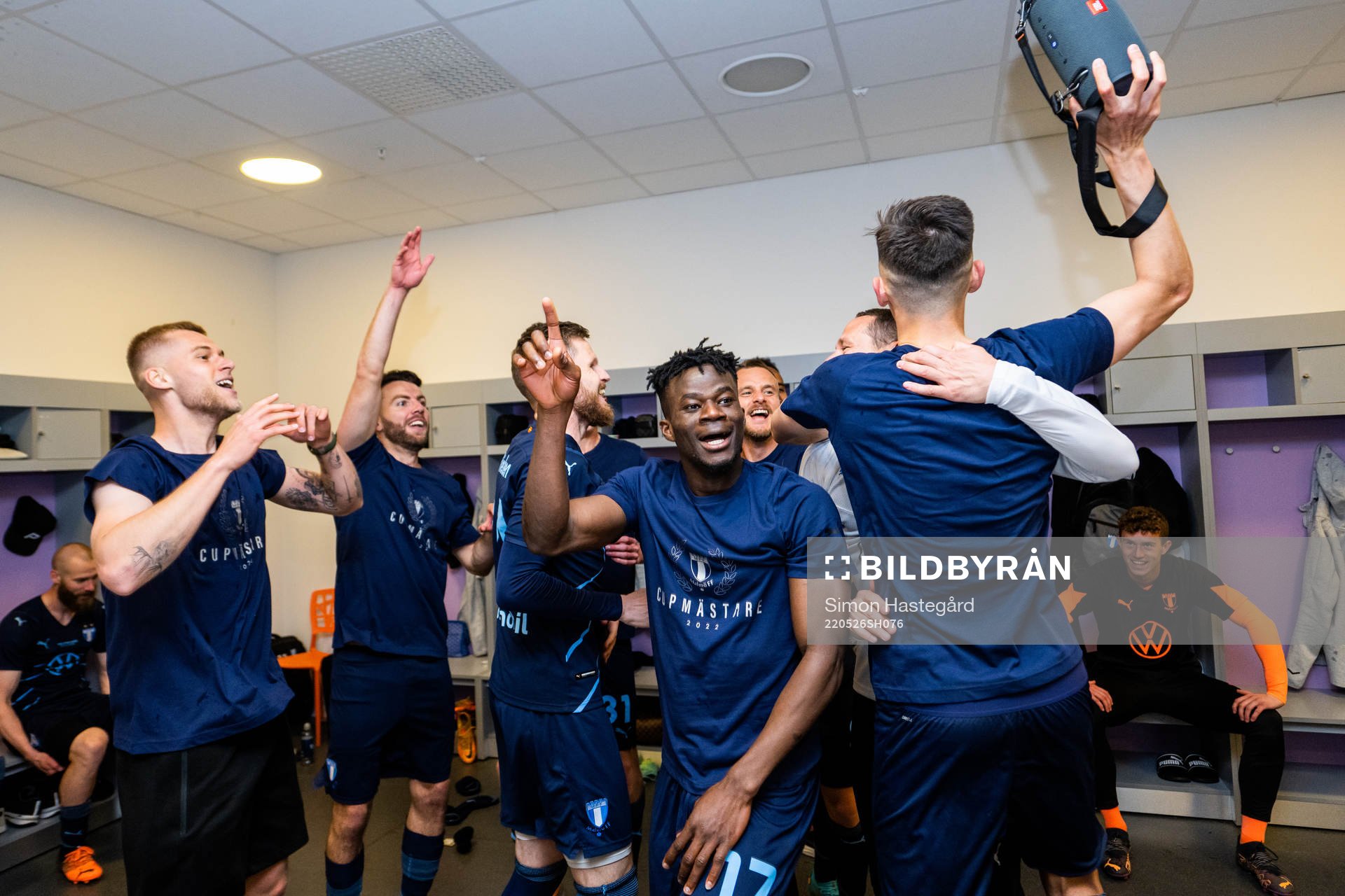 Malmö FFs spelare jublar