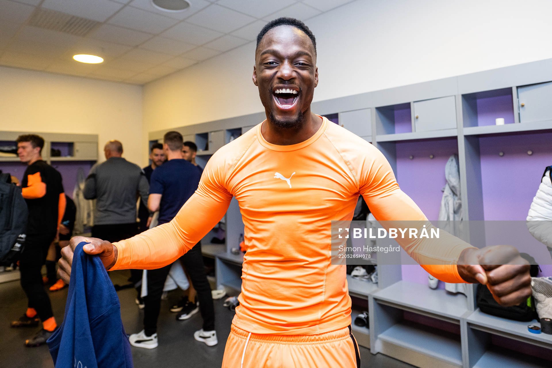 Malmö FFs Ismael Diawara jublar