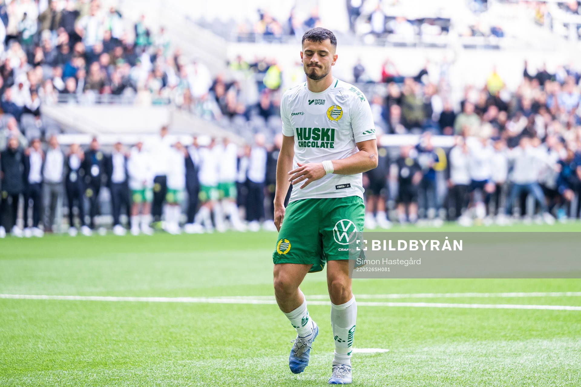 Hammarbys Astrit Selmani deppar