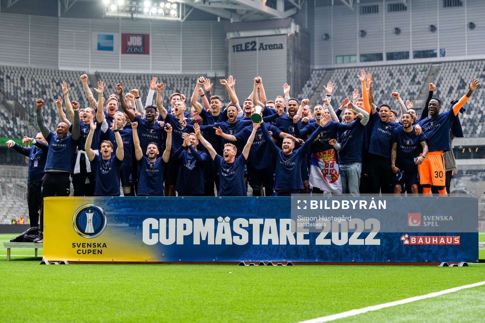Malmö FFs spelare jublar