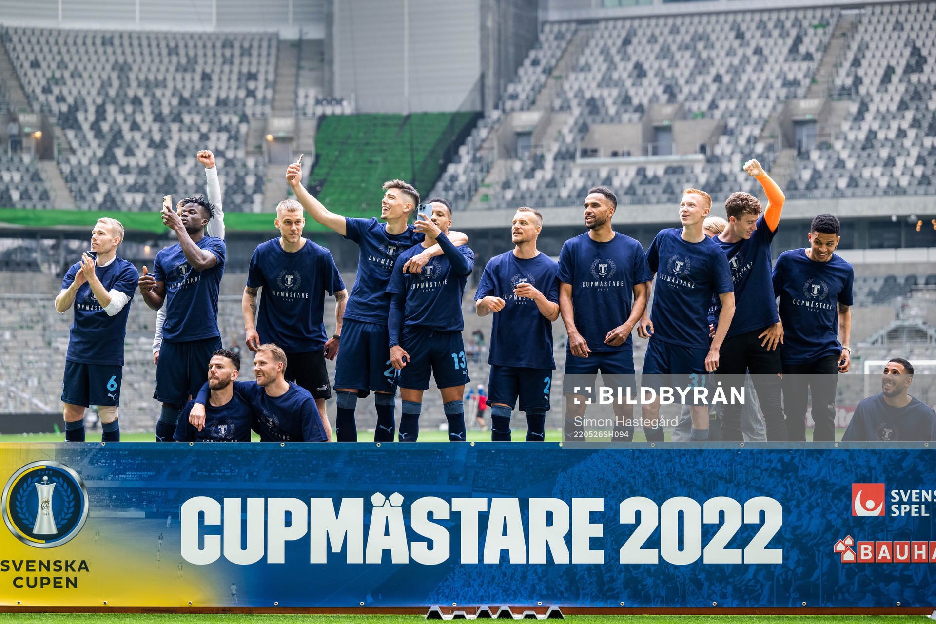 Malmö FFs spelare jublar