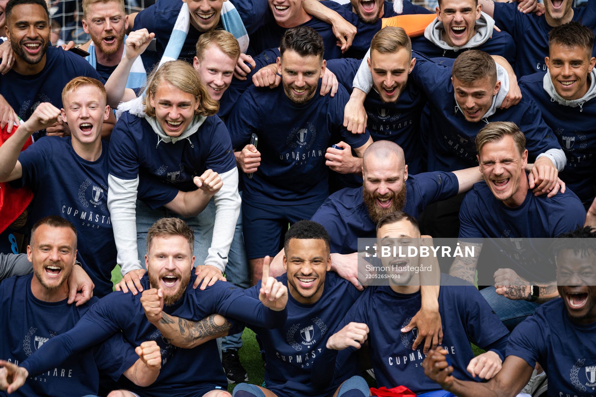 Malmö FFs spelare jublar