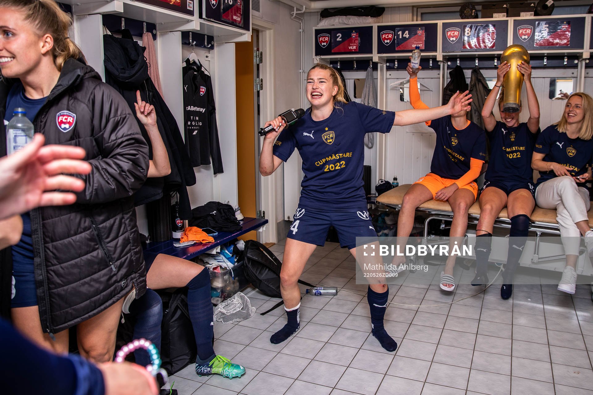Rosengårds Charlotte Grant jublar