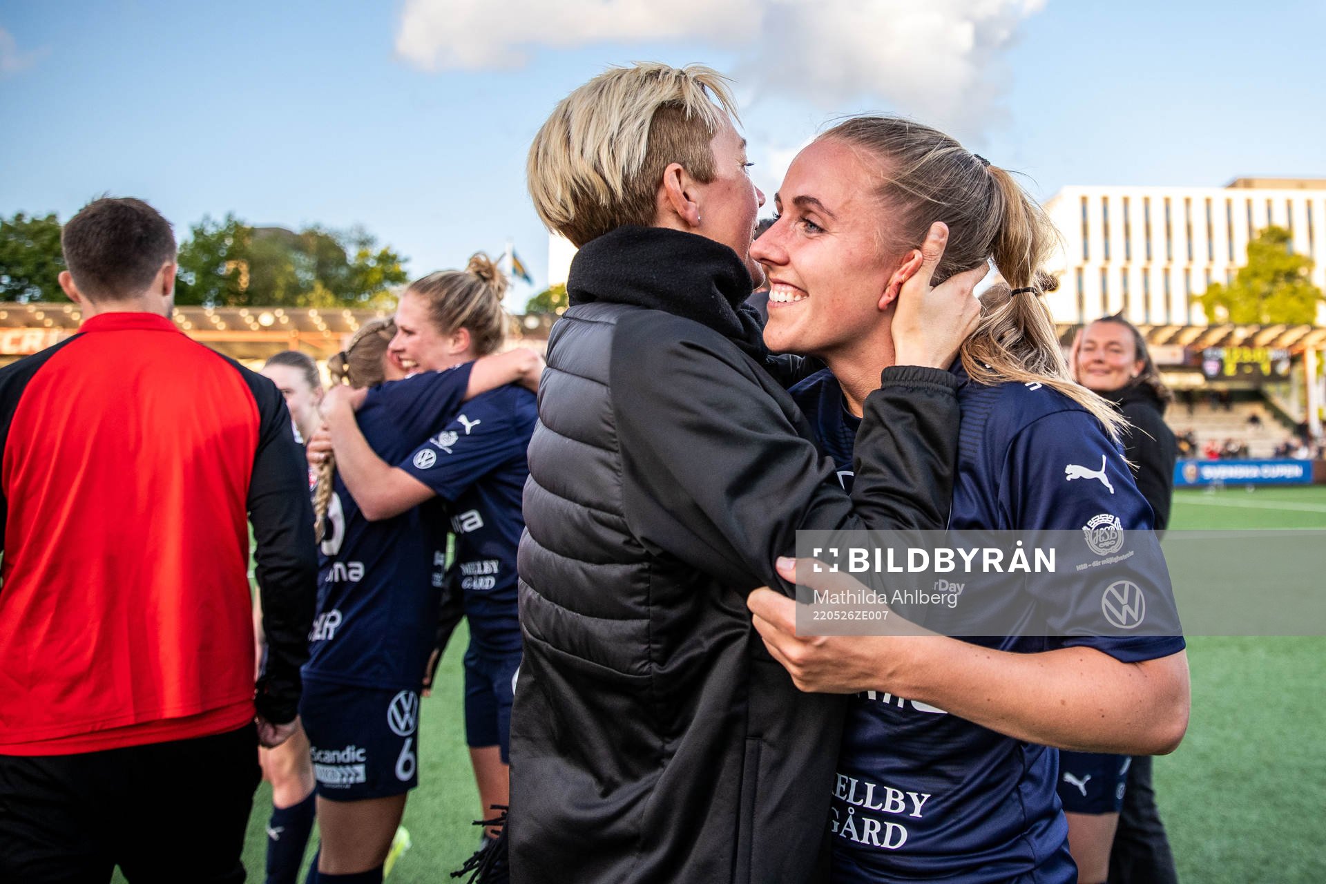 Rosengårds sportchef Therese Sjögran och Gudrun