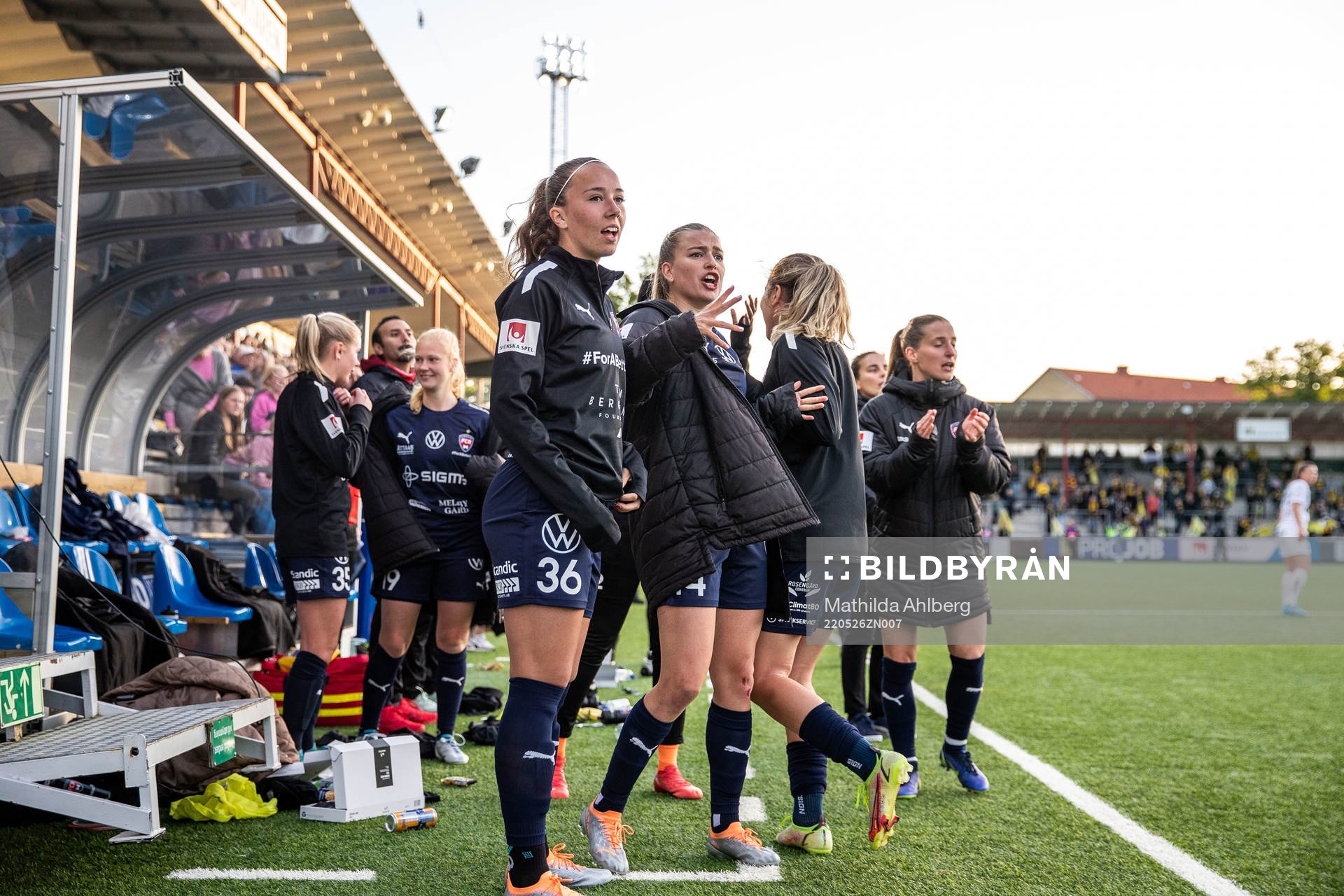 Rosengårds Athinna Persson Lundgren och Charlotte Grant