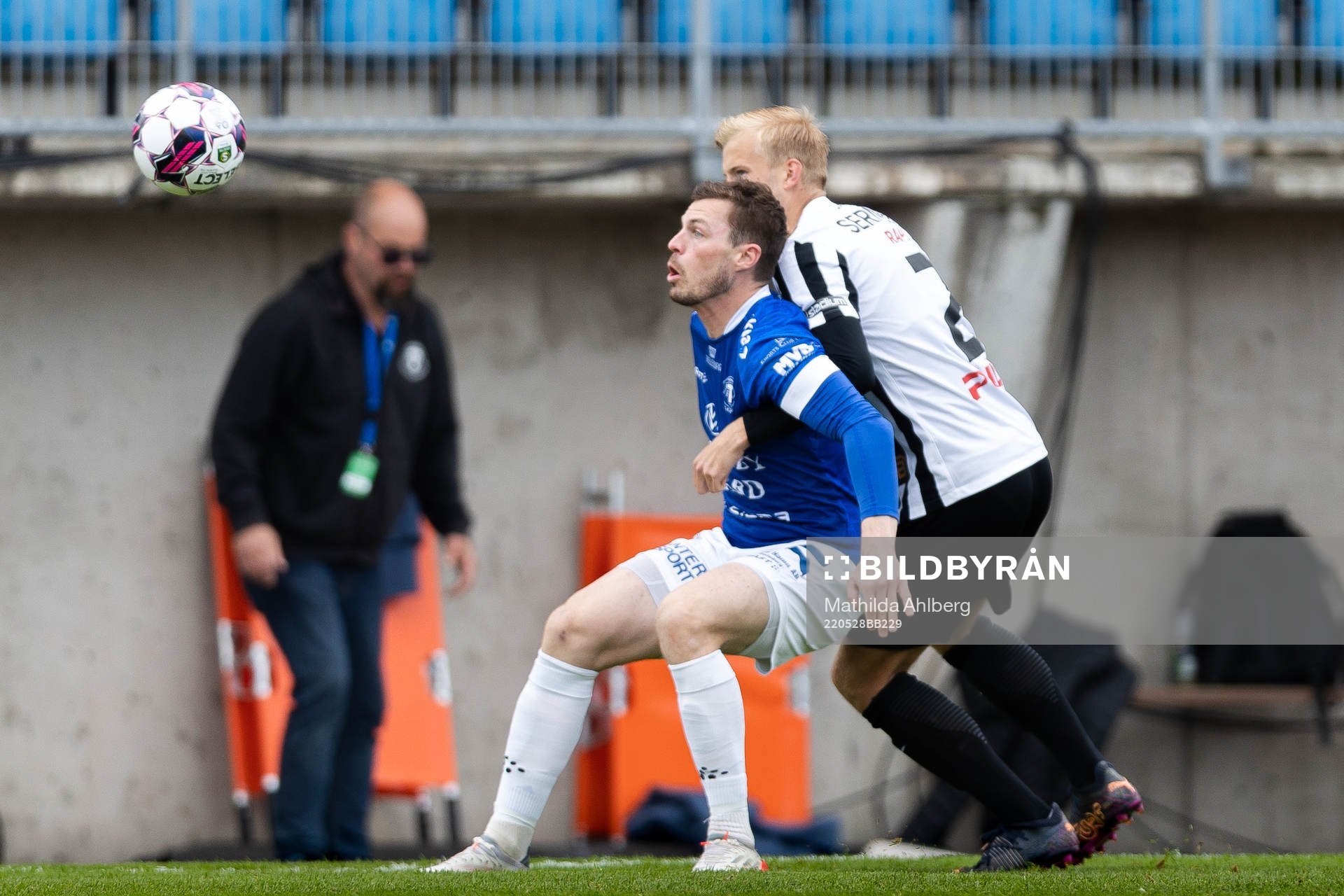 Trelleborgs Nicolas Mortensen och Landskronas Johan Rapp