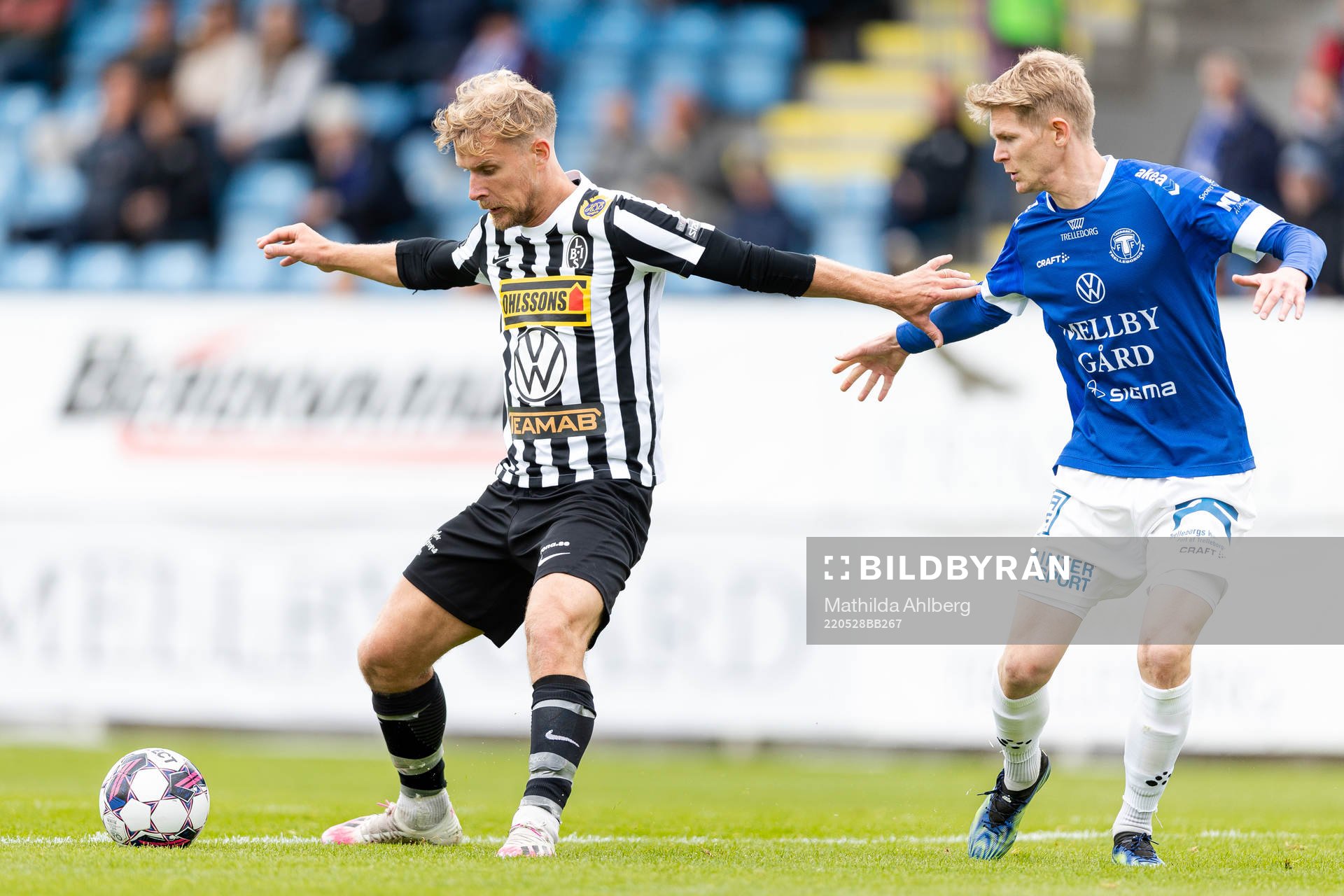Landskronas Linus R Olsson och Trelleborgs Fritiof Björkén