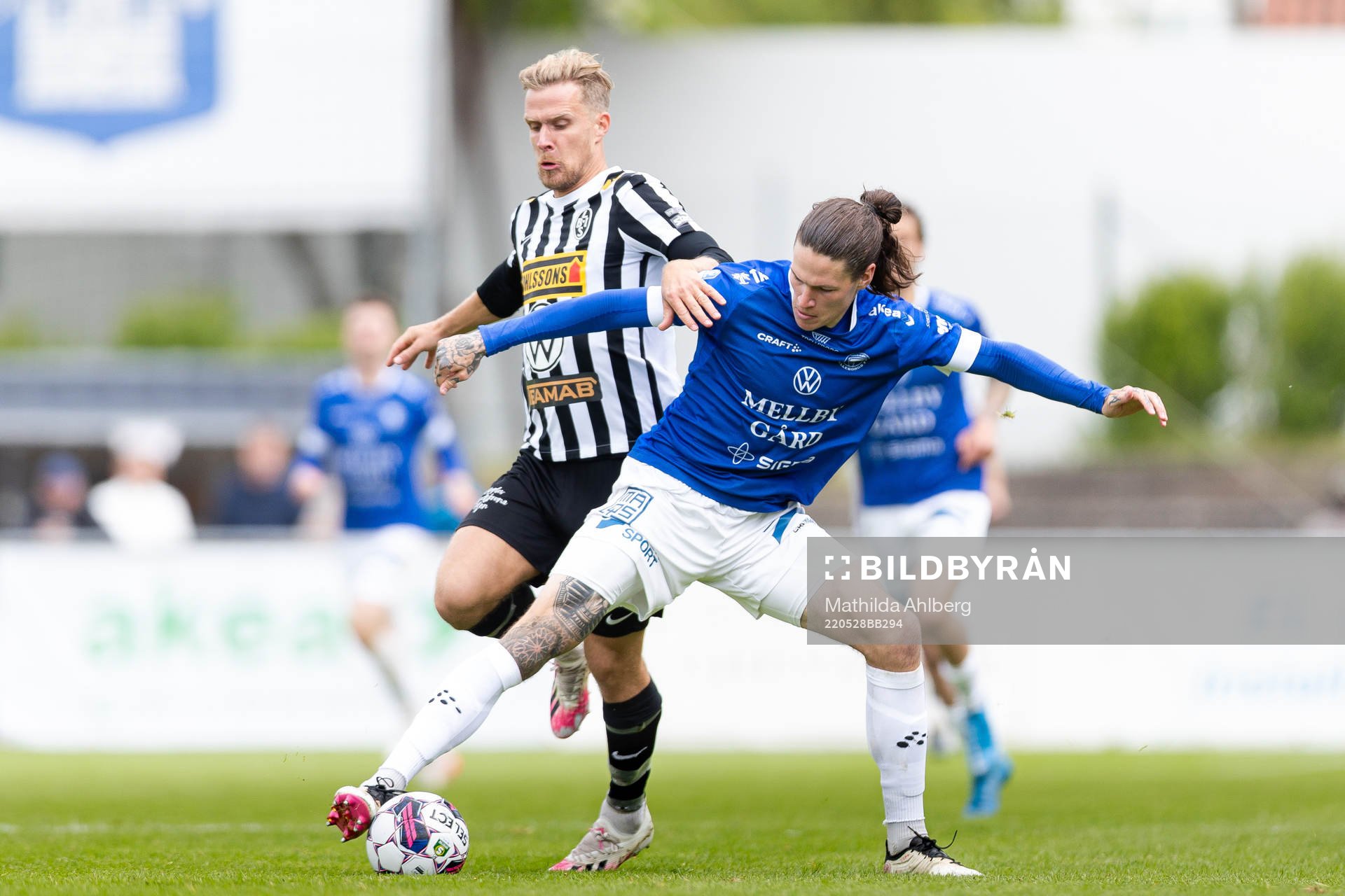 Landskronas Linus R Olsson och Trelleborgs Isak Jönsson