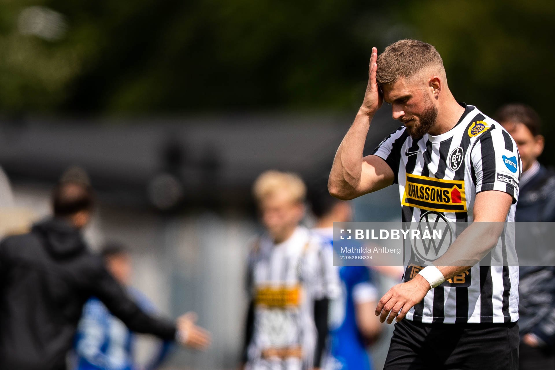 Landskronas Erik Pärsson deppar