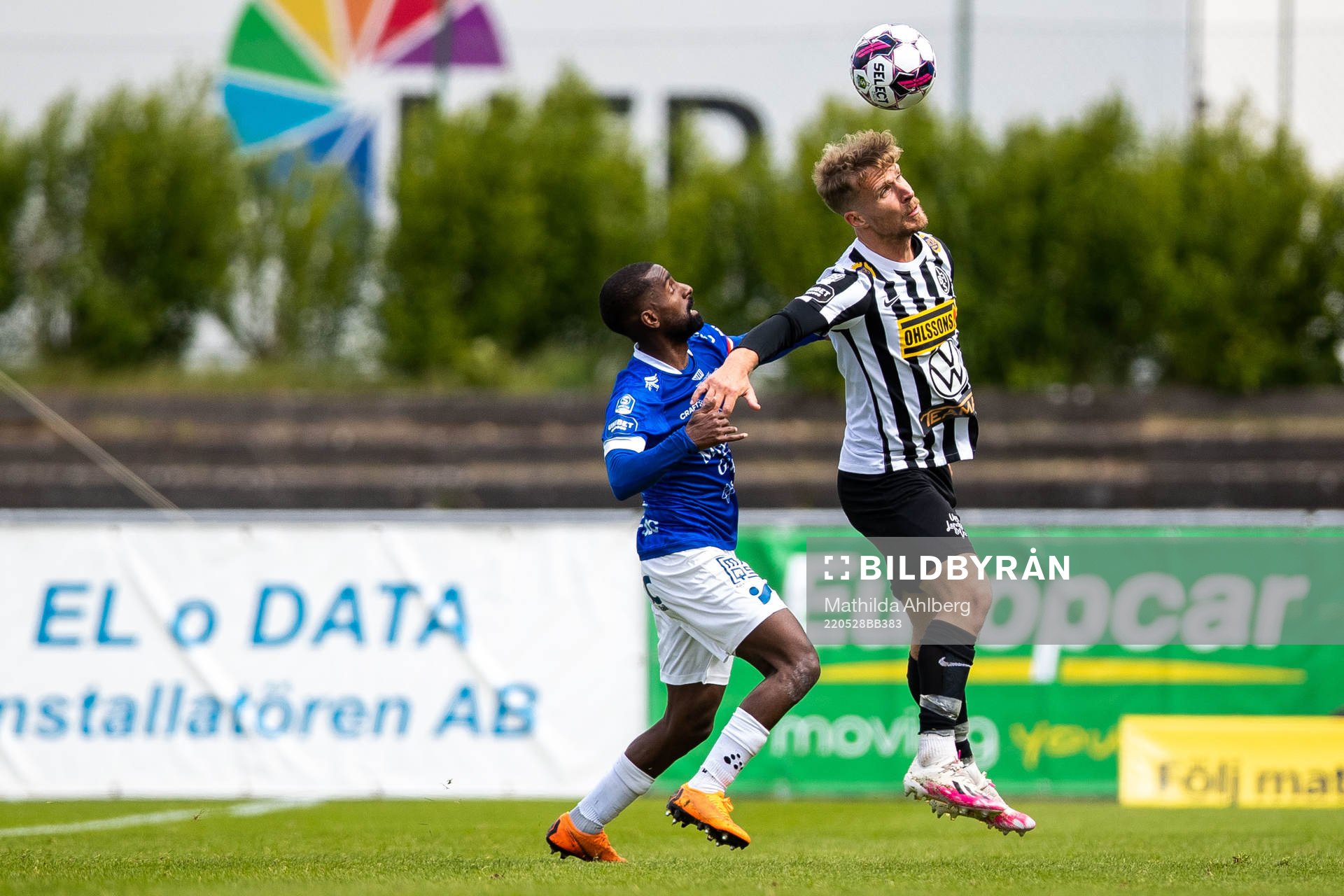 Trelleborgs Mohammed Saeid och Landskronas Linus R Olsson