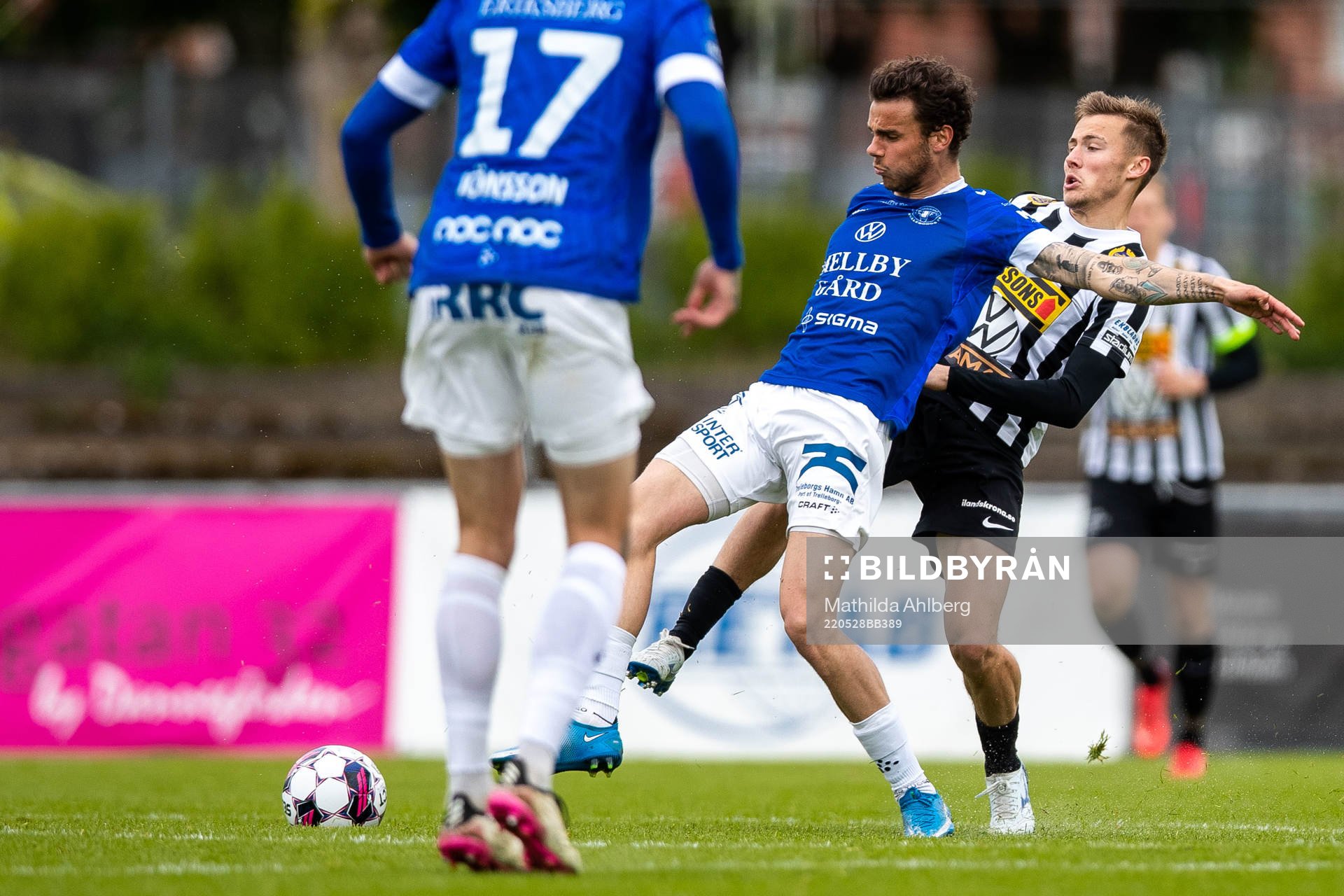 Trelleborgs Herman Hallberg och Landskronas Melker Heier