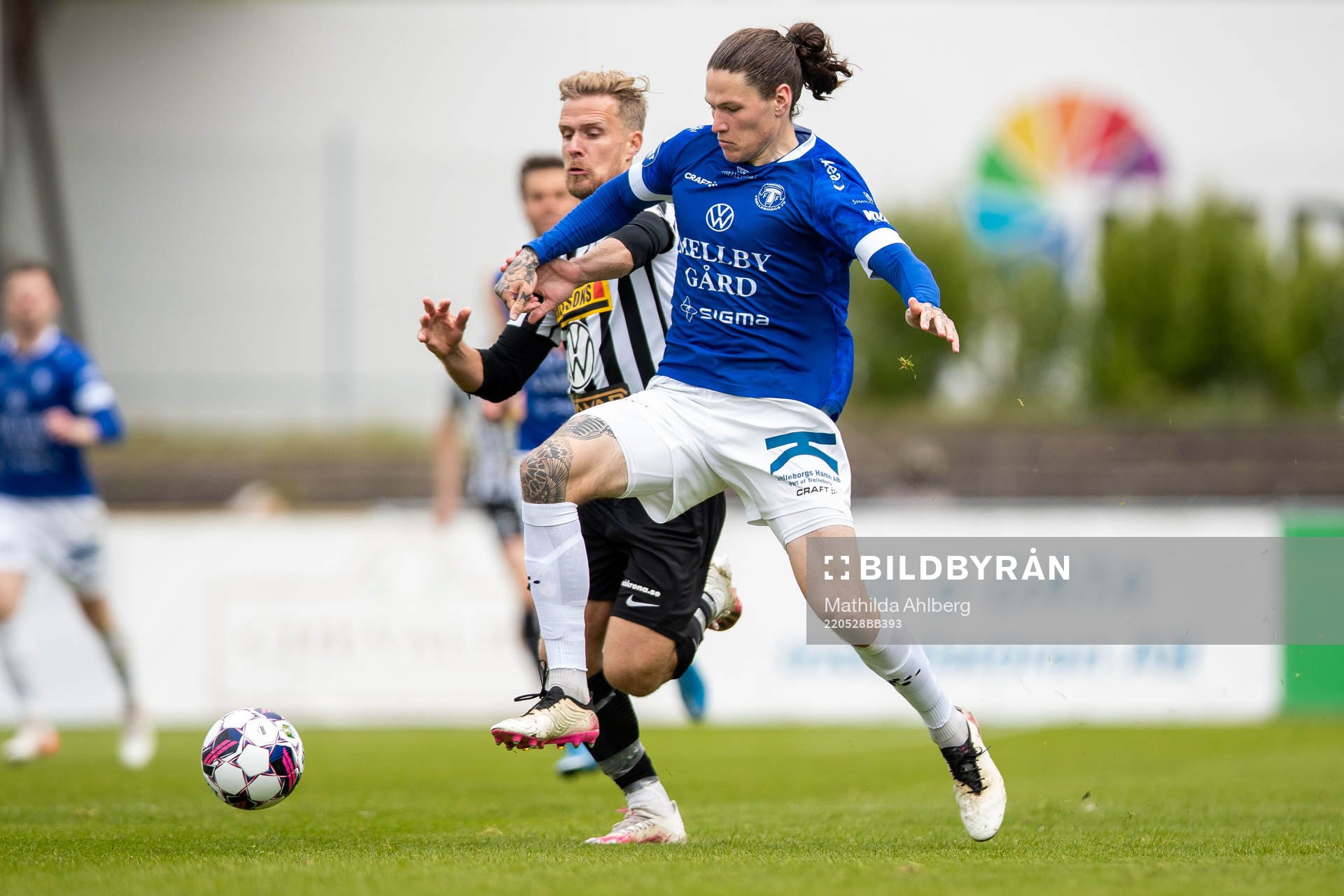 Landskronas Linus R Olsson och Trelleborgs Isak Jönsson