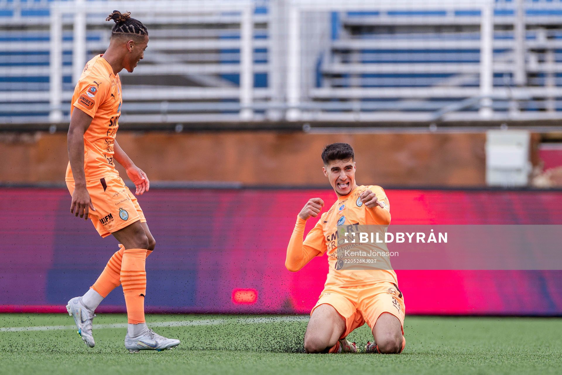 AFC Eskilstunas Amar Muhsin jublar