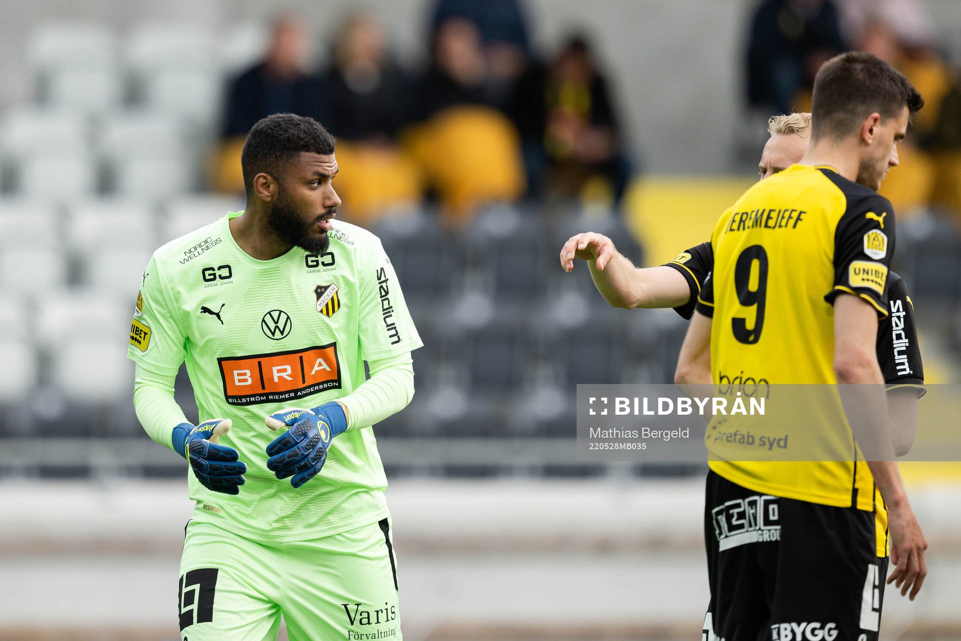 Häckens målvakt Jonathan Ursin Rasheed