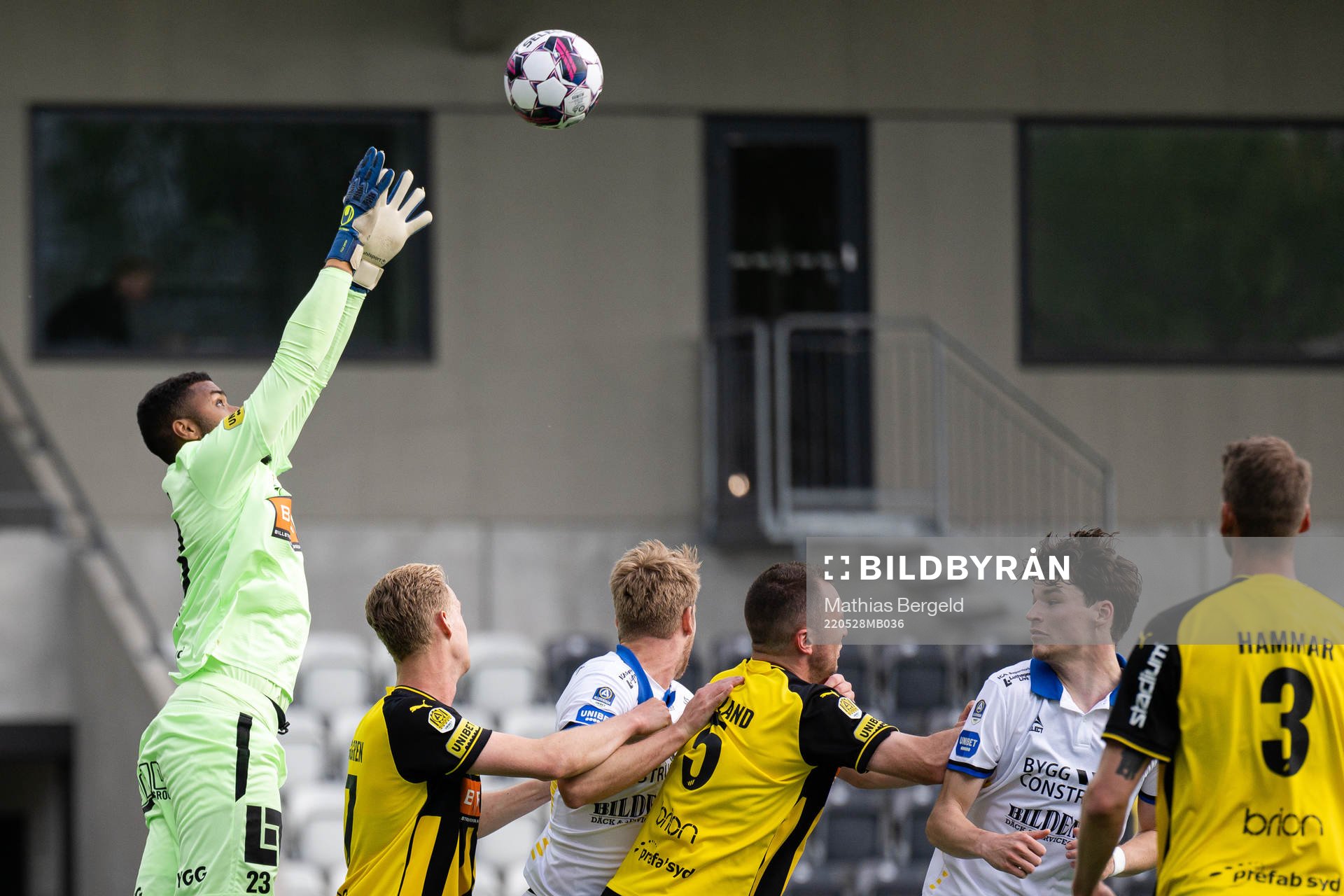 Häckens målvakt Jonathan Ursin Rasheed