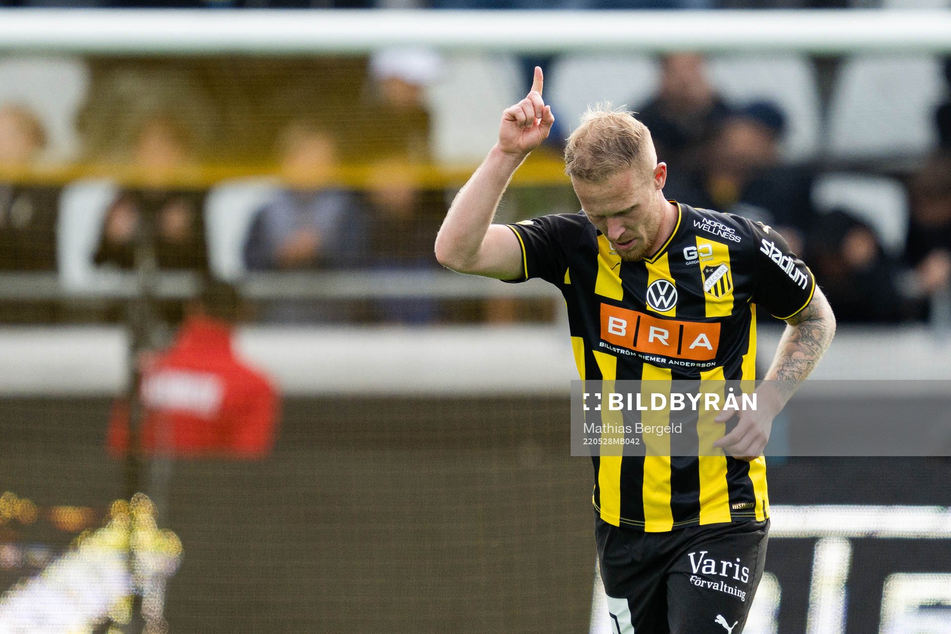 Häckens Mikkel Rygaard Jensen jublar