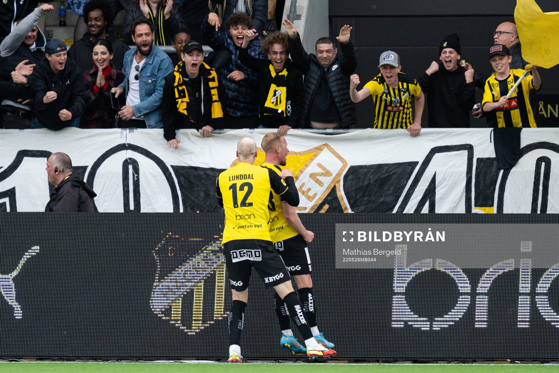 Häckens Valgeir Fridriksson och Mikkel Rygaard Jensen