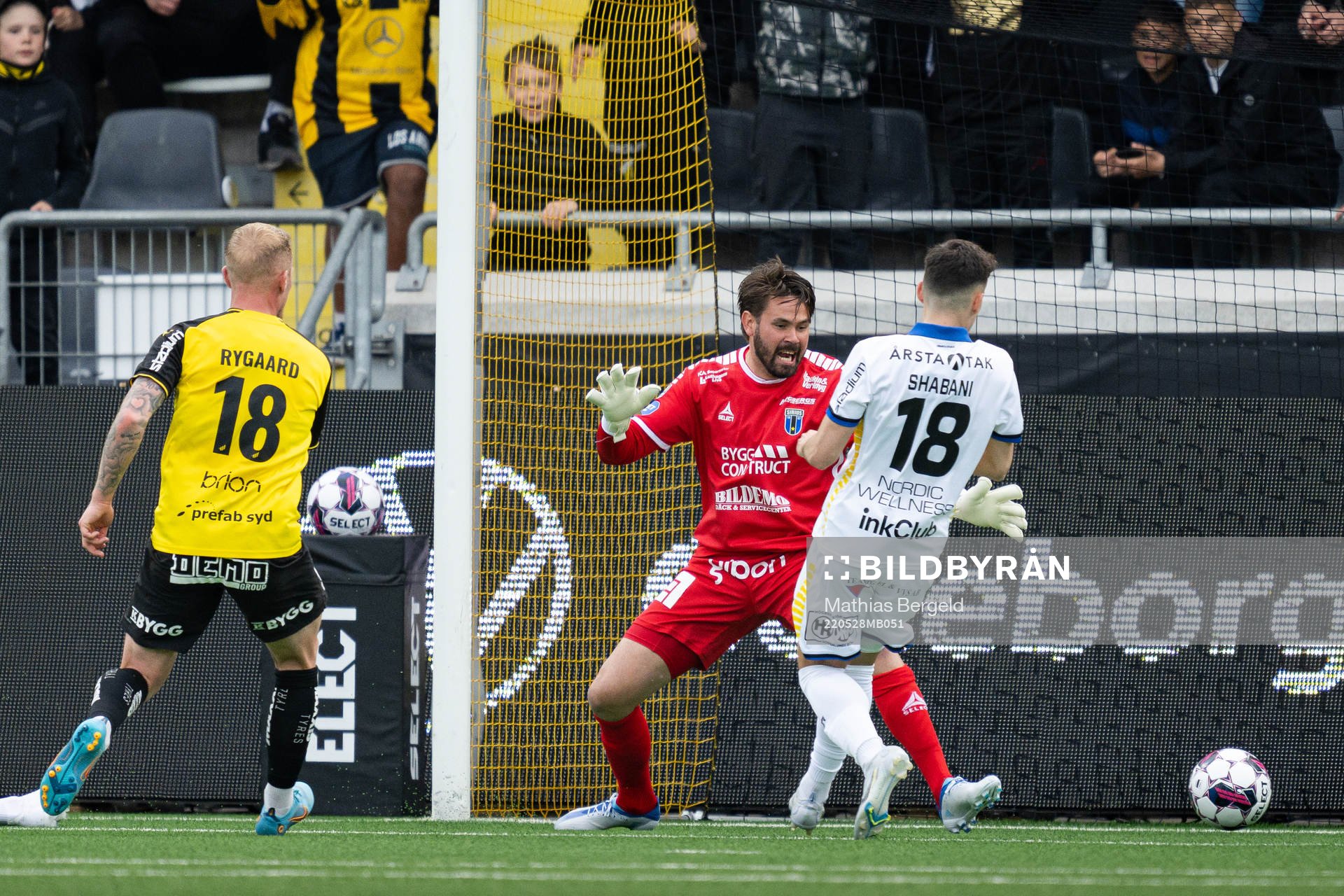 Häckens Mikkel Rygaard Jensen gör 3-2 bakom Sirius